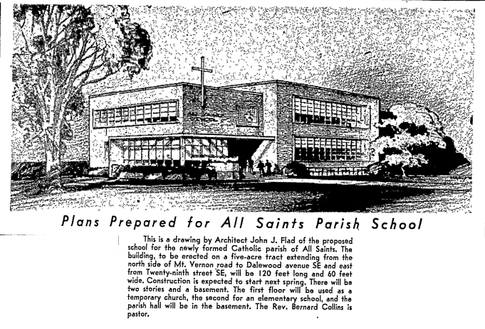 Plans for All Saints School